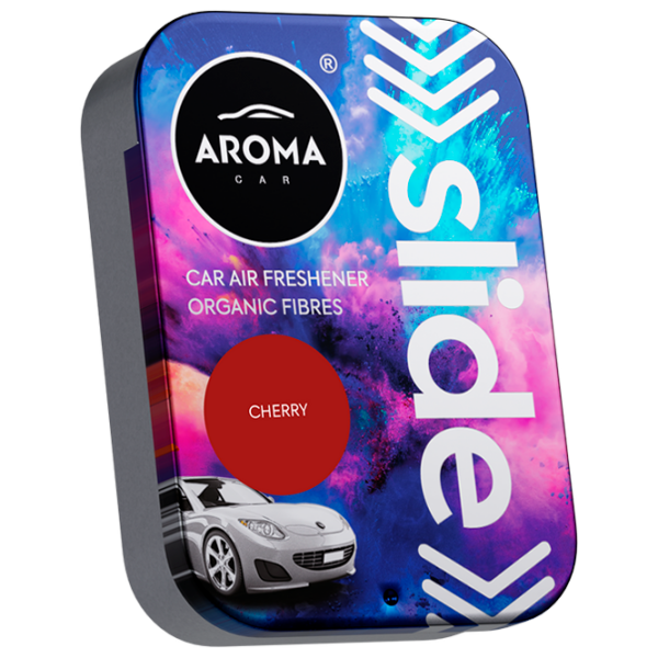 Aromatizator auto Aroma Car Organic Slide Multicolor Cherry photo 1