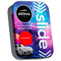 Aromatizator auto Aroma Car Organic Slide Multicolor Strawberry
