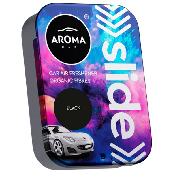 Aromatizator auto Aroma Car Organic Slide Multicolor Black photo 1