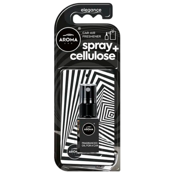 Aromatizator auto Aroma Car Spray Cellulose Black Elegance photo 1
