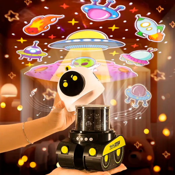 Проектор звезд Night Light Projector Robot 09 Spacewalker WH-E03 Белый Для детей, 1+ photo 3