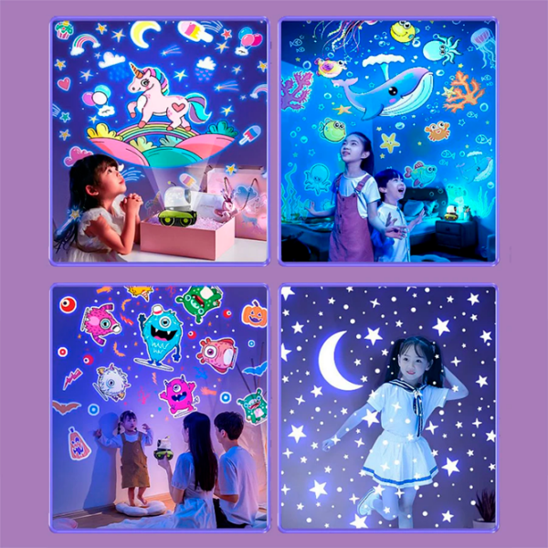 Проектор звезд Night Light Projector Robot 09 Spacewalker WH-E03 Белый Для детей, 1+ photo 6