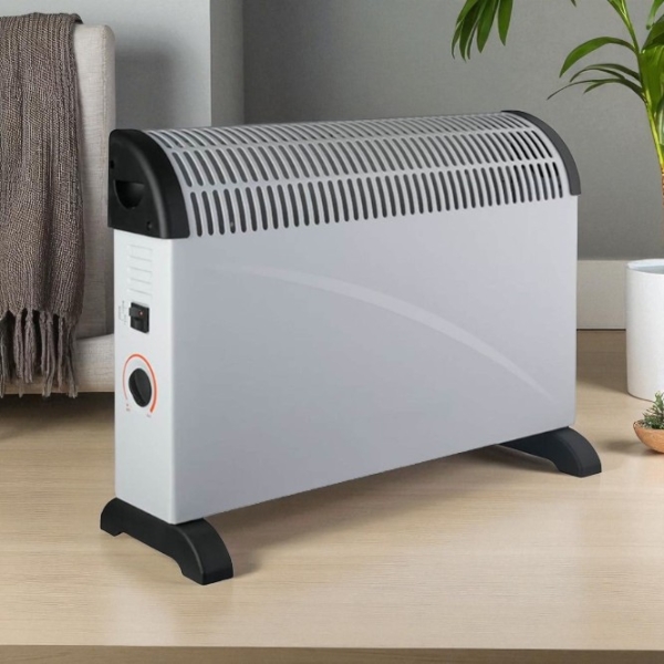 Convector VLM DL01S White 20 m², 2000 W, Mecanic, Pe podea photo 4