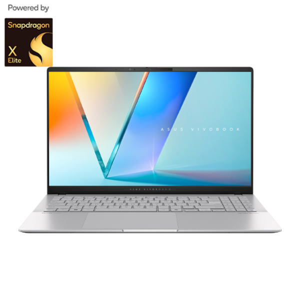 Ноутбук Asus VivoBook S 15 OLED S5507QA Cool Серебряный 15.6" | 32 ГБ | 1 ТБ | Qualcomm Snapdragon X Elite X1E-78-100 | VGA Встроенная photo 1