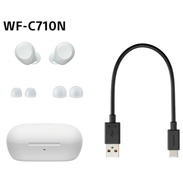 Căști Sony WF-C710N White Fără fir / Personal / In ear photo 6