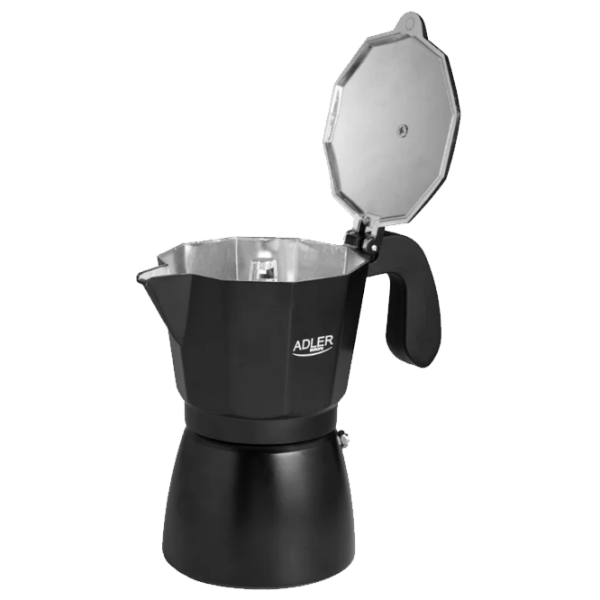 Cafetieră Adler AD-4421
Black 0.32l, Aluminiu photo 2