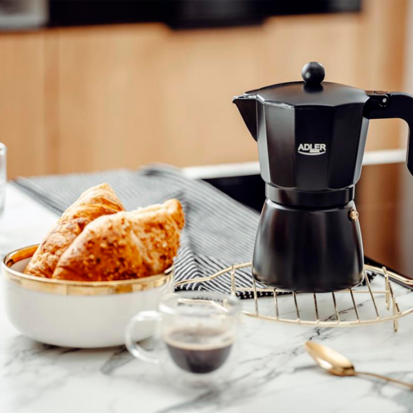 Cafetieră Adler AD-4421
Black 0.32l, Aluminiu photo 6