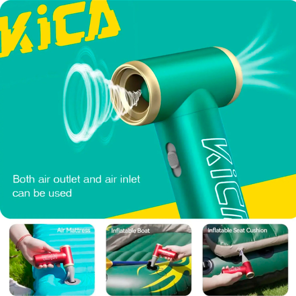 Мини вентилятор Kica Jet Fan 2S Vacuum Kit Серый Металл photo 2