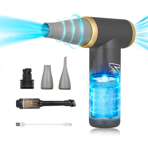 Мини вентилятор Kica Jet Fan 2S Vacuum Kit Серый Металл photo 5