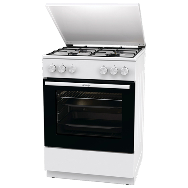 Aragaz Gorenje GG6A11WJ White Tipul plitei: Pe gaz, 72 l, Tipul cuptorului: Pe gaz photo 2