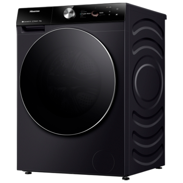 Стиральная машина Hisense WF7S1247BB Черный 12 кг, 1400 об/мин, A photo 2