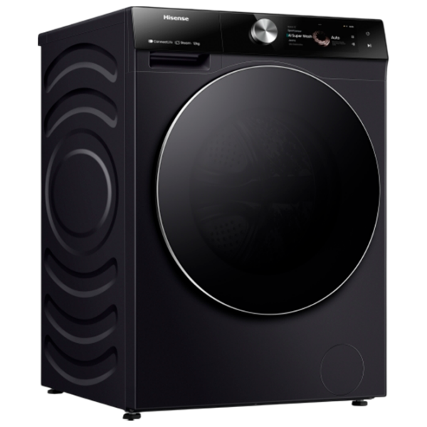 Стиральная машина Hisense WF7S1247BB Черный 12 кг, 1400 об/мин, A photo 3