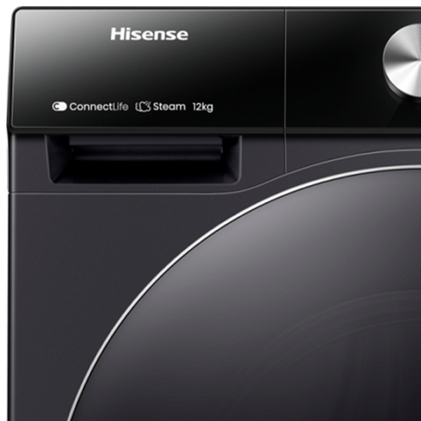 Стиральная машина Hisense WF7S1247BB Черный 12 кг, 1400 об/мин, A photo 4