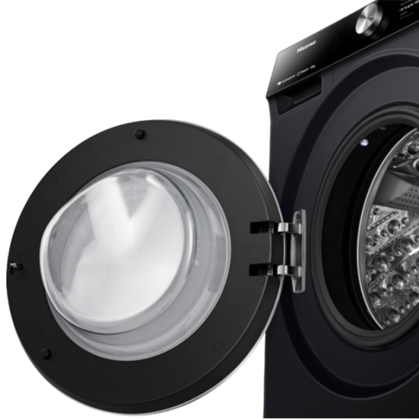 Стиральная машина Hisense WF7S1247BB Черный 12 кг, 1400 об/мин, A photo 10
