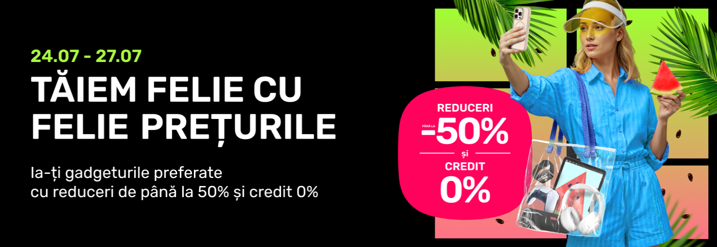 Gadgeturile preferate cu până la 50% reduceri!