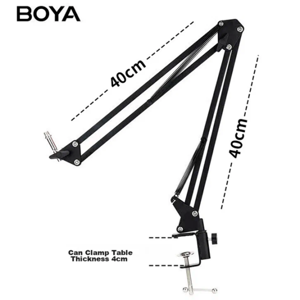 Braț de suspensie cu arc Boya K171 Black  photo 2