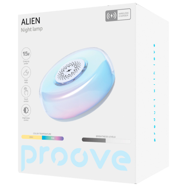Lampă de noapte Proove Alien White Rețea photo 4