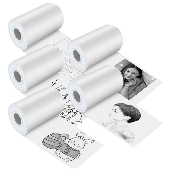 Hârtie de schimb Eschen Thermal Mini Printer Printing Paper Hârtie / White photo 1