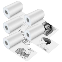 Hârtie de schimb Eschen Thermal Mini Printer Printing Paper Hârtie / White