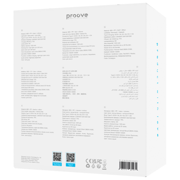 Lampă de noapte Proove Day & Night Dark Gray Acumulator photo 7