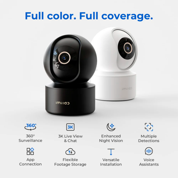Cameră de supraveghere IMILAB Home Security C22 5 MP Black 2560 x 1440 / Cu fir photo 4