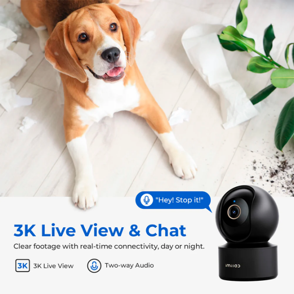 Cameră de supraveghere IMILAB Home Security C22 5 MP Black 2560 x 1440 / Cu fir photo 5