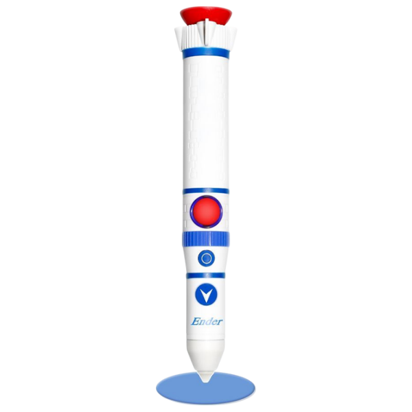 Stilou 3D Ender Rocket 3D White 1.75 mm | până la 45 °С photo 1