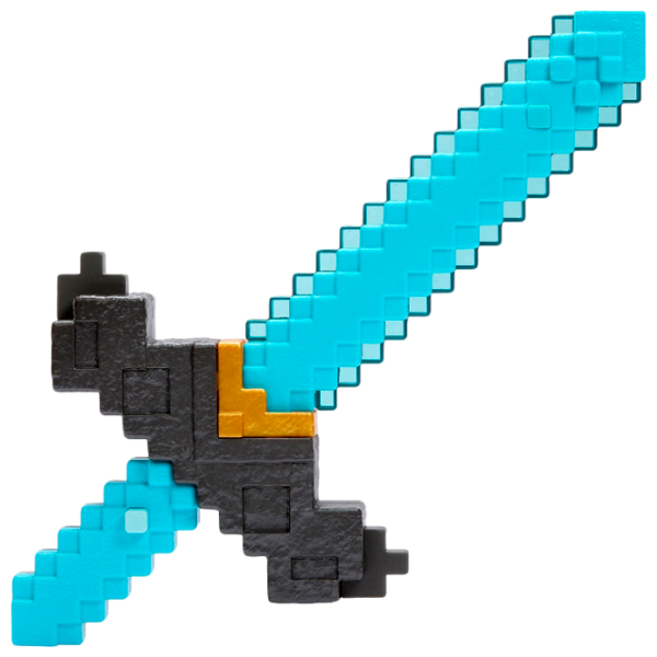 Игрушечное оружие Mattel Minecraft JFR72 Синий , , 6+ photo 1