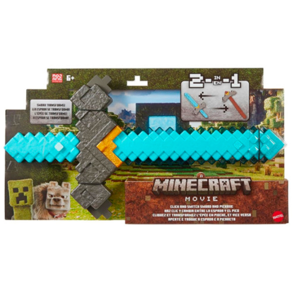 Игрушечное оружие Mattel Minecraft JFR72 Синий , , 6+ photo 2