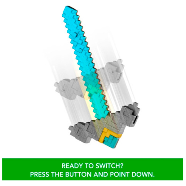 Игрушечное оружие Mattel Minecraft JFR72 Синий , , 6+ photo 6