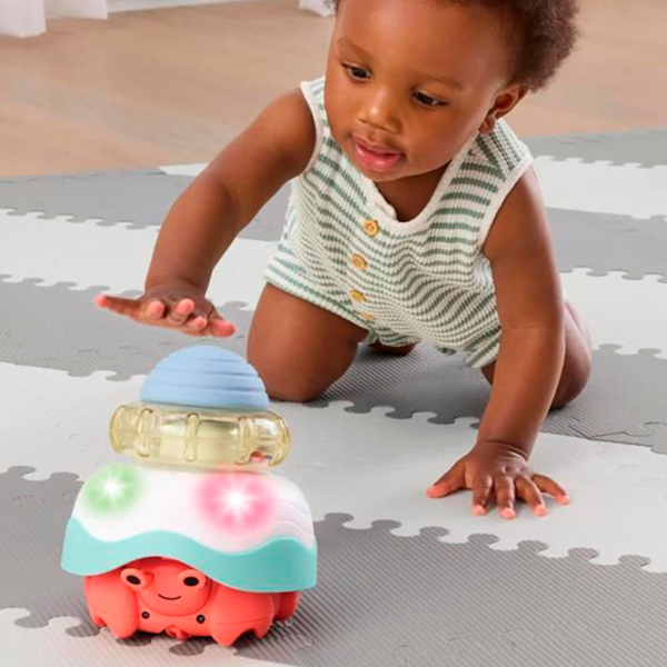 Jucărie interactivă Skip Hop Stack & Crawl Crab 195862792146 Red 0.5+ photo 2