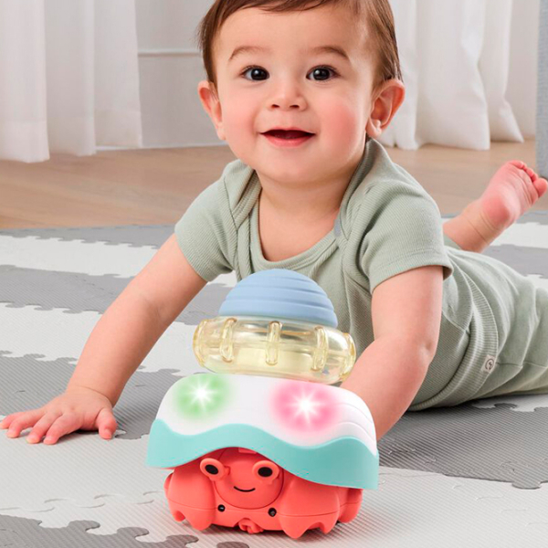 Jucărie interactivă Skip Hop Stack & Crawl Crab 195862792146 Red 0.5+ photo 5
