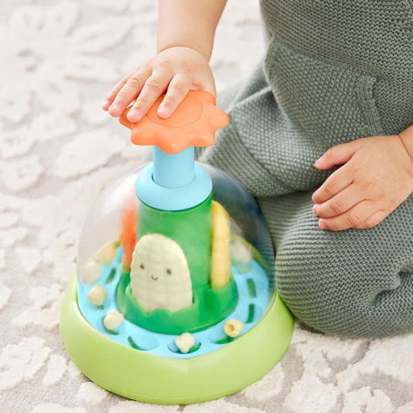 Интерактивная игрушка Skip Hop Push & Spin Farmstand 195861849599 Зеленый 0.6+ photo 4