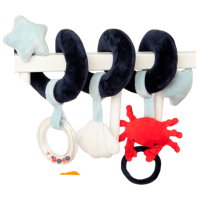 Игрушка для колясок и кроваток Premaman Pretty Sea PJQ18B-BLF-UNQ Синий 0+