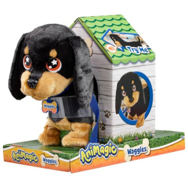 Интерактивная игрушка Animagic Animals Waggles 919091A Черный 3+ photo 2