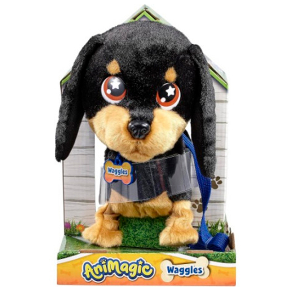 Интерактивная игрушка Animagic Animals Waggles 919091A Черный 3+ photo 3