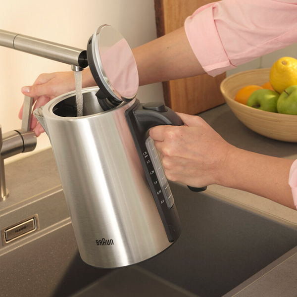 Ceainic electric Braun WK 5205 Inox 2200 W, 1.7l, Material interior: Inox photo 4
