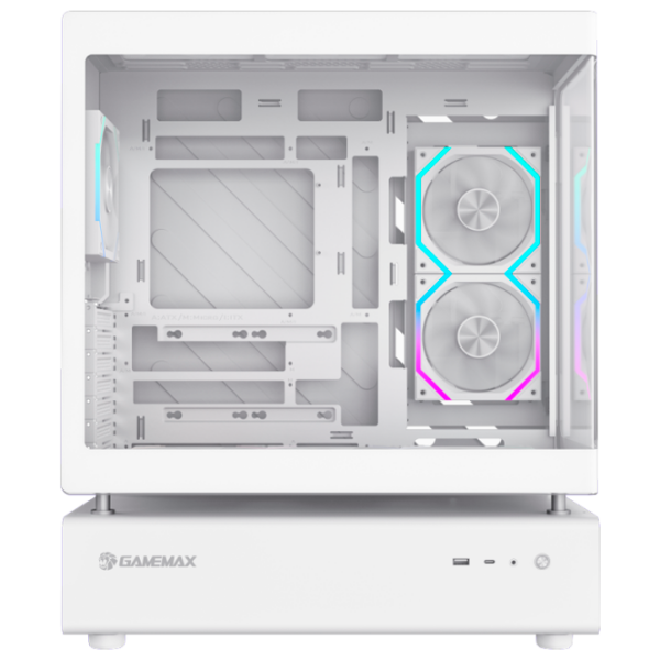 Корпус Gamemax N80 Белый ITX photo 6