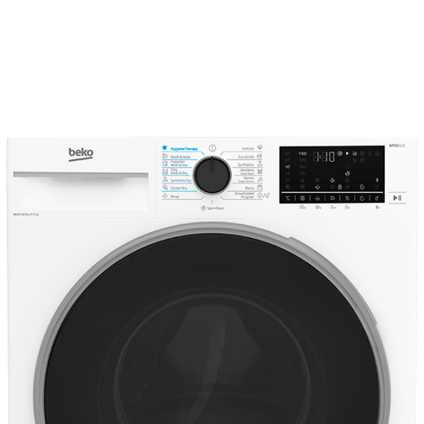 Стиральная машина Beko B5DFT58447W Белый 8 кг, 1400 об/мин, A photo 4