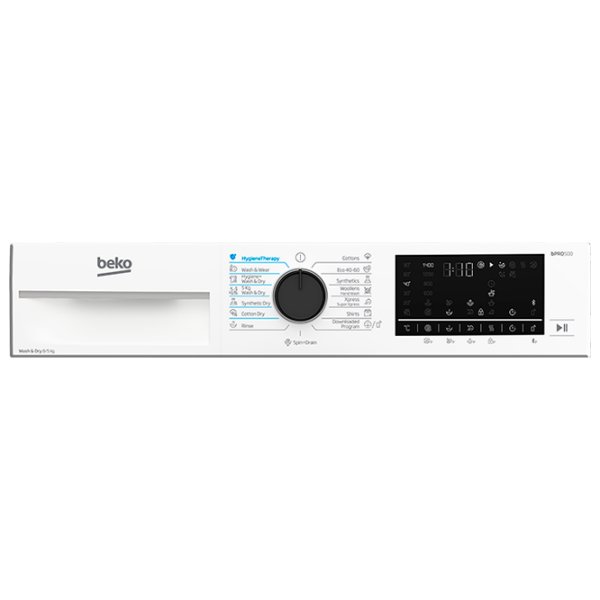 Стиральная машина Beko B5DFT58447W Белый 8 кг, 1400 об/мин, A photo 5