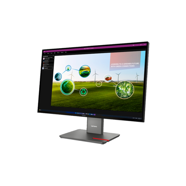 Монитор Lenovo ThinkVision P27Q-40 Черный 27" 2K IPS WLED photo 3
