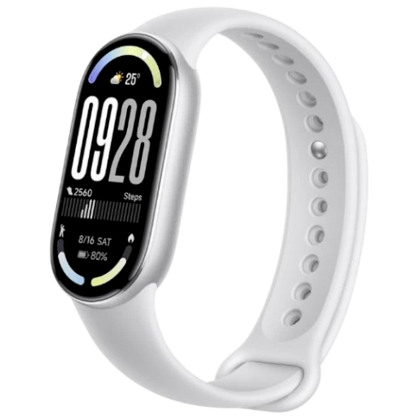 Fitness Tracker Xiaomi Smart Band 10 Glacier Silver 1.72", 212 х 520, AMOLED photo 1