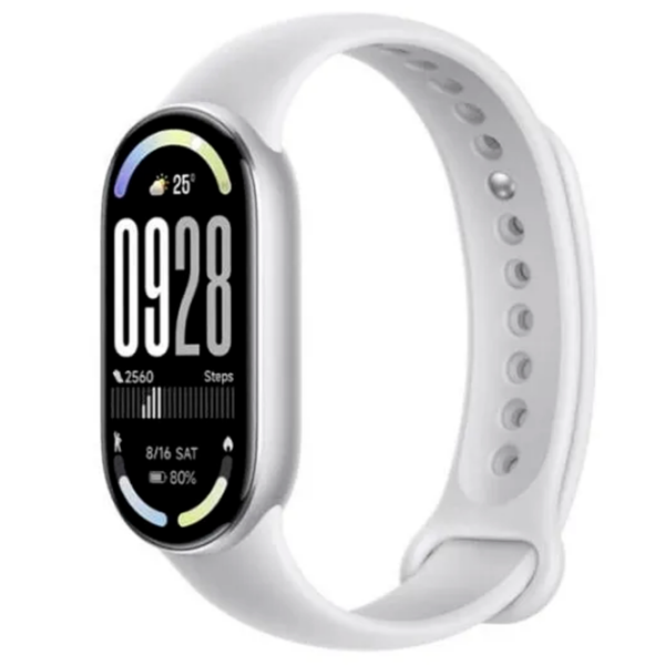 Fitness Tracker Xiaomi Smart Band 10 Glacier Silver 1.72", 212 х 520, AMOLED photo 2