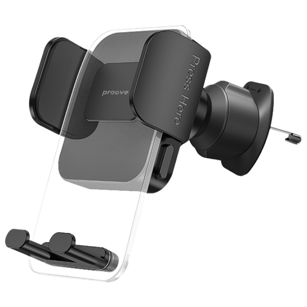 Suport auto Proove Crystal Clamp Plus Air Black  photo 1