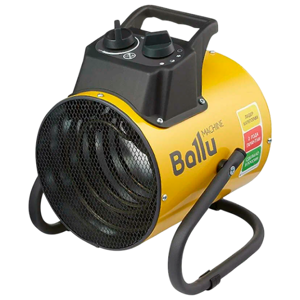 Încălzitor cu ventilator Ballu BHP-PE2-3 Yellow 3000 W, Mecanic photo 1