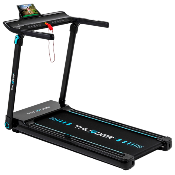 Bandă de alergat Thunder Ultra-Black Black 130 kg, 17 km/h photo 1