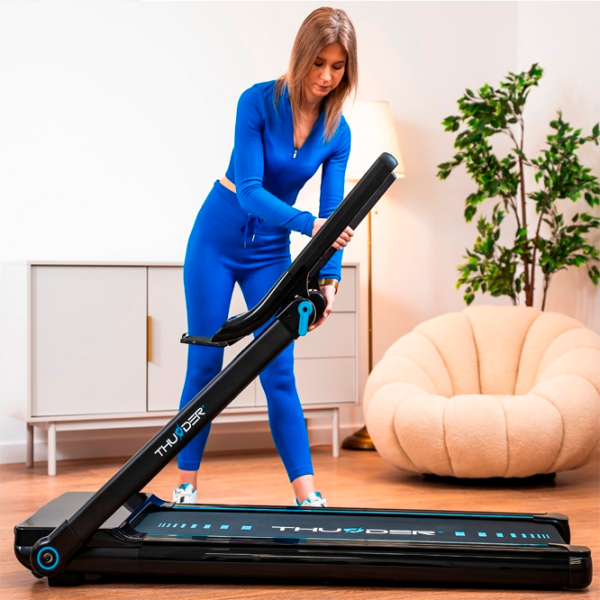 Bandă de alergat Thunder Ultra-Black Black 130 kg, 17 km/h photo 3