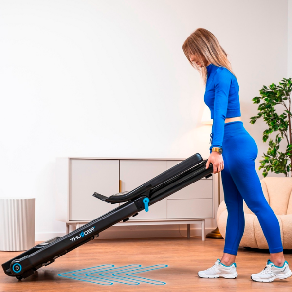 Bandă de alergat Thunder Ultra-Black Black 130 kg, 17 km/h photo 4