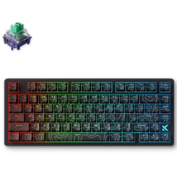 Tastatură Mchose Jet 75 Black Gaming, Cu fir photo 2