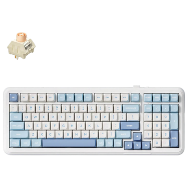 Клавиатура Mchose K99 Sky Blue Игровой, Беспроводные photo 6